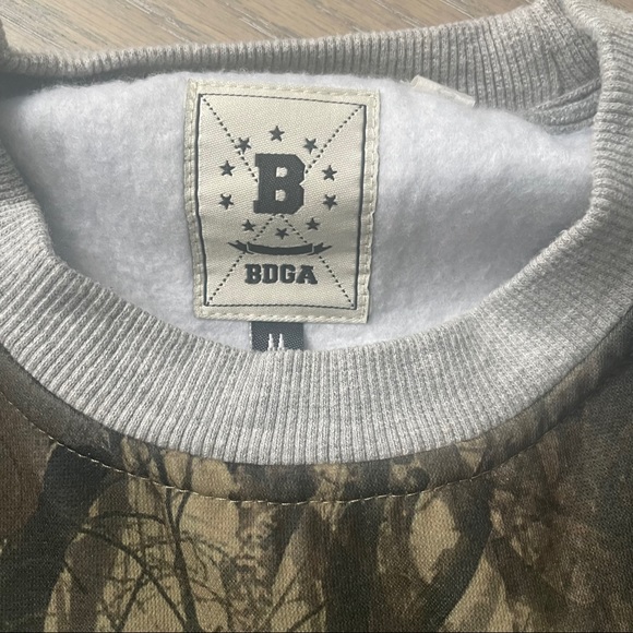 Grey & Camo camouflage Bodega (Boston) Sweatshirt crewneck - Picture 4 of 6